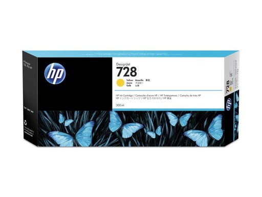 [90033941 424665] HP Tinte Nr. 728 (F9K15A) Yellow