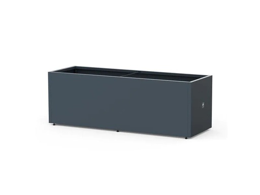 [90214102 1258282] Herstera Pflanzentrog Metal Planter 50, 150 x 50 x 50 cm, Anthrazit