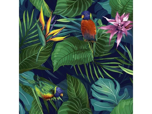 [90214103 1316303] Paper + Design Papierservietten Jungle Paradiso 33 cm x 33 cm, 20 Stück
