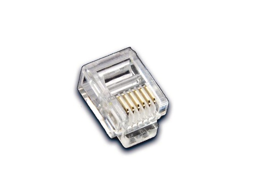 [90033984 793625] Wirewin Modularstecker RJ-12, 6P/6C, 100er-Pack