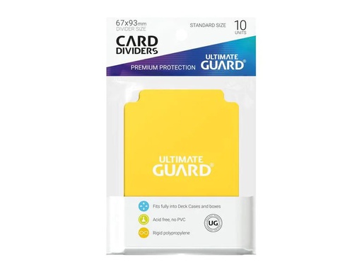 [90214206 1320052] Ultimate Guard Kartentrenner Standardgrösse Gelb 10