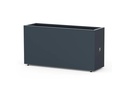 Herstera Pflanzentrog Metal Planter 30, 100 x 30 x 50 cm, Anthrazit