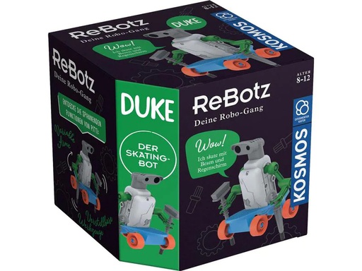 [90214317 1202289] Kosmos Experimentierkasten ReBotz: Duke der Skating-Bot