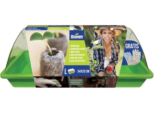 [90214329 1036087] Blumen Gewächshaus Maxi Grow, 54x20x21.5 cm