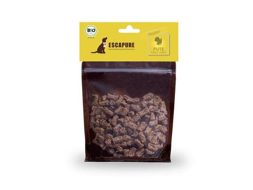 [90214348 1301101] Escapure Leckerli BIO Puten Hupferl 150 g