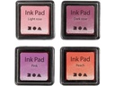 Creativ Company Stempelkissen Ink Pad Orange, Rosa, Rot