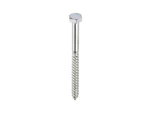[90214471 1288312] Krafter Schlüsselschrauben Sechskantkopf 5 x 40 mm Edelstahl, 4 Stk