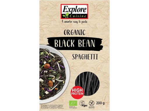 [90214754 1326108] Explore Cuisine Teigwaren Bio Spaghetti aus Schwarzen Bohnen 200 g