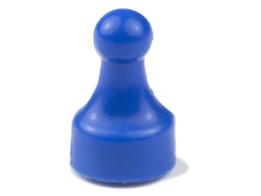 [90034135 279329] supermagnete Haftmagnet Player Neodym 10 x 20 mm Blau, 10 Stück