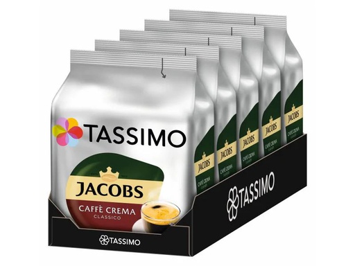 [90034164 281468] TASSIMO Kaffeekapseln T DISC Jacobs Caffè Crema 80 Portionen