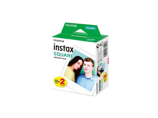 [90034187 777104] Fujifilm Sofortbildfilm Instax Square 20 Blatt Weiss