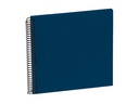Semikolon Fotoalbum 17 x 17 cm Marineblau, 20  schwarze Seiten