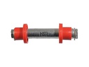 HSI Hermann Schwerter Iserlohn Schubkarre Achse, Ø 20 x 150 mm, Verzinkt