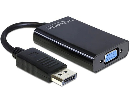 [90034282 237542] Delock Adapterkabel DP - VGA Schwarz