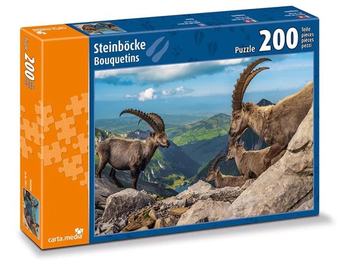 [90214877 1280184] Carta.Media Puzzle Steinböcke