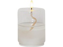 Star Trading LED-Kerze Flamme Float, Ø 8 x 13 cm, Transparent