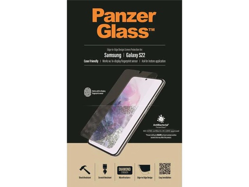 [90214934 1302884] Panzerglass Displayschutz Case Friendly Fingerprint Galaxy S22