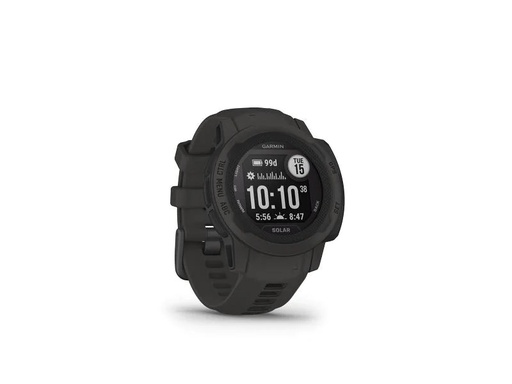 [90215288 1308299] GARMIN Sportuhr Instinct 2S Solar, Anthrazit/Schwarz