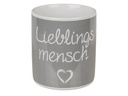 G. Wurm Universaltasse Lieblingsmensch 330 ml, Grau