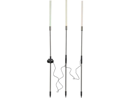 [90215500 1311410] Star Trading Gartenlicht Solardekoration Bubbly, Mehrfarbig, 3er Set