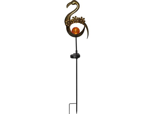 [90215510 1311420] Star Trading Gartenlicht Solardekoration Melilla Bird, Gold