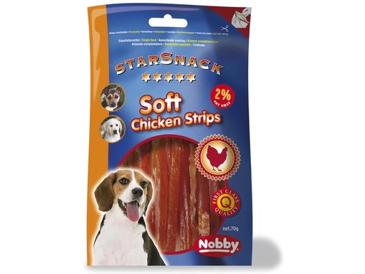 [90215545 1312104] Nobby Leckerli StarSnack Soft Chicken Strip, 70 g