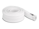 Delock Geflechtschlauch mit Reissverschluss 3 m x 50 mm Weiss