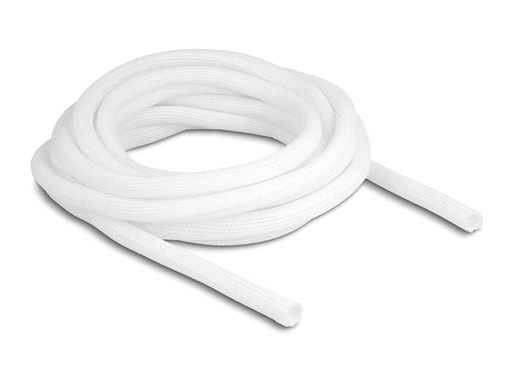 [90215569 1300208] Delock Geflechtschlauch Selbstschliessend 5 m x 9 mm Weiss