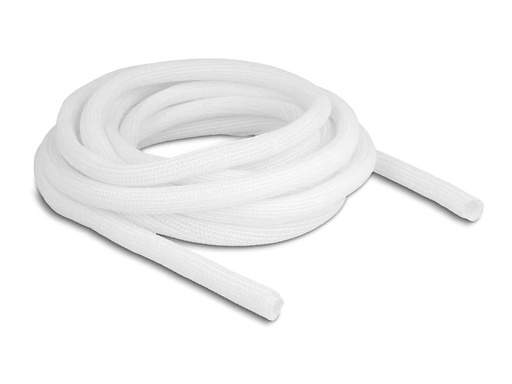 [90215570 1300212] Delock Geflechtschlauch Selbstschliessend 5 m x 13 mm Weiss