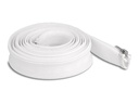 Delock Geflechtschlauch mit Reissverschluss 3 m x 30 mm Weiss