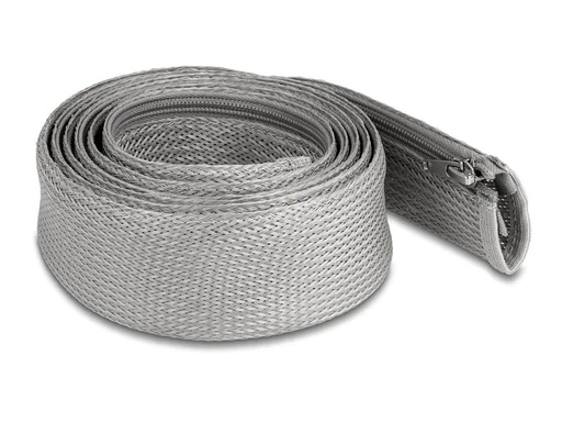 [90215624 1301619] Delock Kabelschlauch 2 m x 50 mm Grau