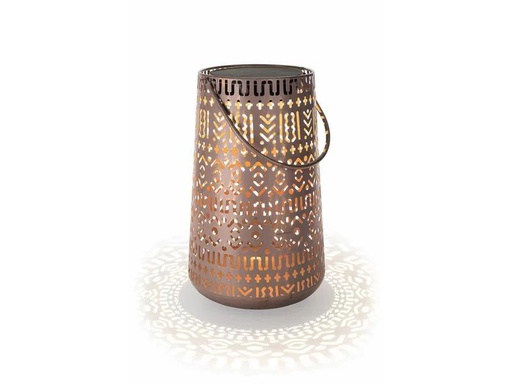 [90215635 1317506] STT Laterne Solar Antic Boho, Ø 20 x 32.5 cm, Braun