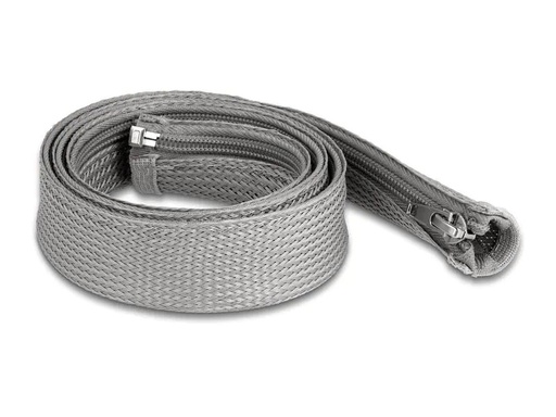 [90215642 1301623] Delock Kabelschlauch 1 m x 30 mm Grau