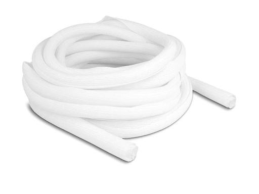 [90215688 1300215] Delock Geflechtschlauch Selbstschliessend 10 m x 19 mm Weiss