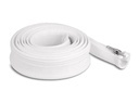 Delock Geflechtschlauch mit Reissverschluss 2 m x 30 mm Weiss