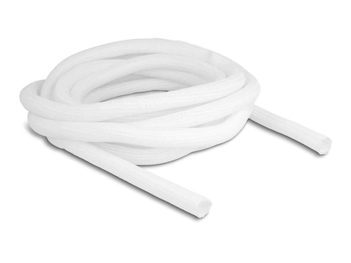 [90215711 1300211] Delock Geflechtschlauch Selbstschliessend 5 m x 16 mm Weiss