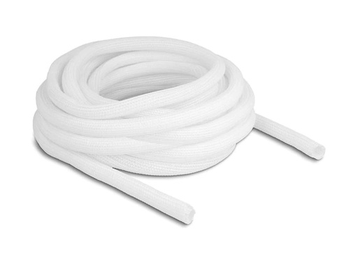 [90215720 1300217] Delock Geflechtschlauch Selbstschliessend 10 m x 13 mm Weiss
