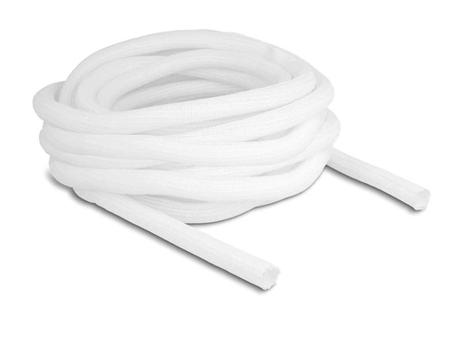 [90215749 1300216] Delock Geflechtschlauch Selbstschliessend 10 m x 16 mm Weiss