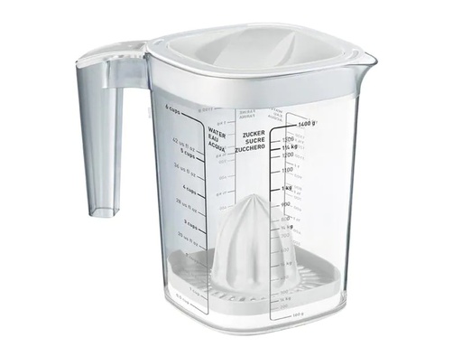 [90215754 1325849] Rotho Messbecher Loft 15 dl, Transparent/Weiss