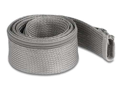 [90215841 1301622] Delock Kabelschlauch 1 m x 50 mm Grau