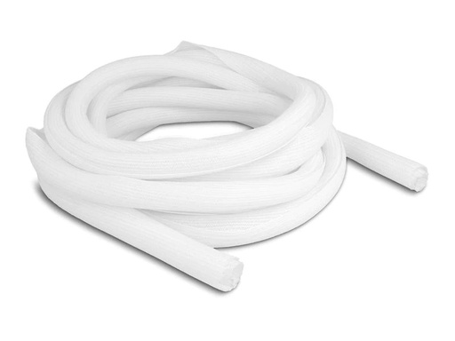 [90215863 1300210] Delock Geflechtschlauch Selbstschliessend 5 m x 19 mm Weiss