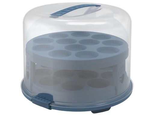 [90215865 1325834] Rotho Tortenbutler Fresh XL Blau/Transparent
