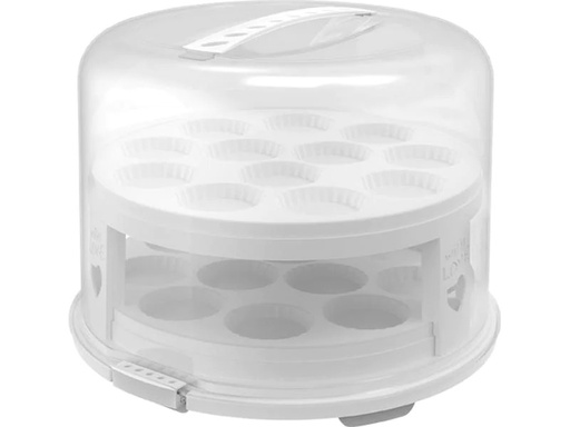 [90215886 1325836] Rotho Tortenbutler Fresh XL Transparent/Weiss