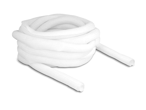 [90215894 1300214] Delock Geflechtschlauch Selbstschliessend 10 m x 25 mm Weiss