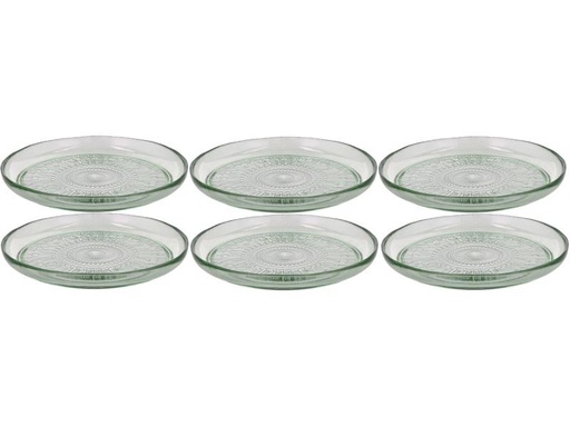 [90216055 1332050] Bitz Frühstücks- &amp; Dessertteller Kusintha Ø 25 cm, 6 Stück, Grün