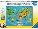 Ravensburger Puzzle Tierische Weltkarte