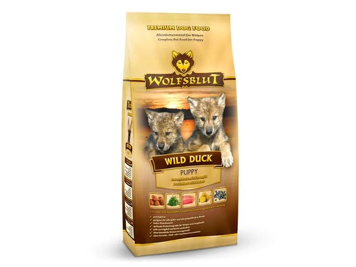 [90216287 1314639] Wolfsblut Trockenfutter Dog Wild Duck Puppy, 12.5 kg