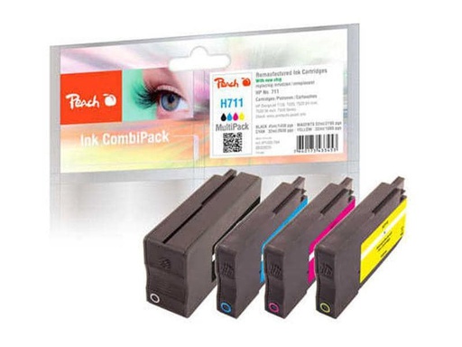 [90034489 838722] Peach Tinte HP Nr. 711 Multipack