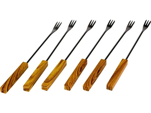 [90216416 1326595] Nouvel Käsefonduegabel Pure 6 Personen