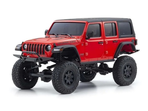 [90216522 1318310] Kyosho Scale Crawler Mini-Z Jeep Wrangler Rubicon, Rot 1:24, ARTR